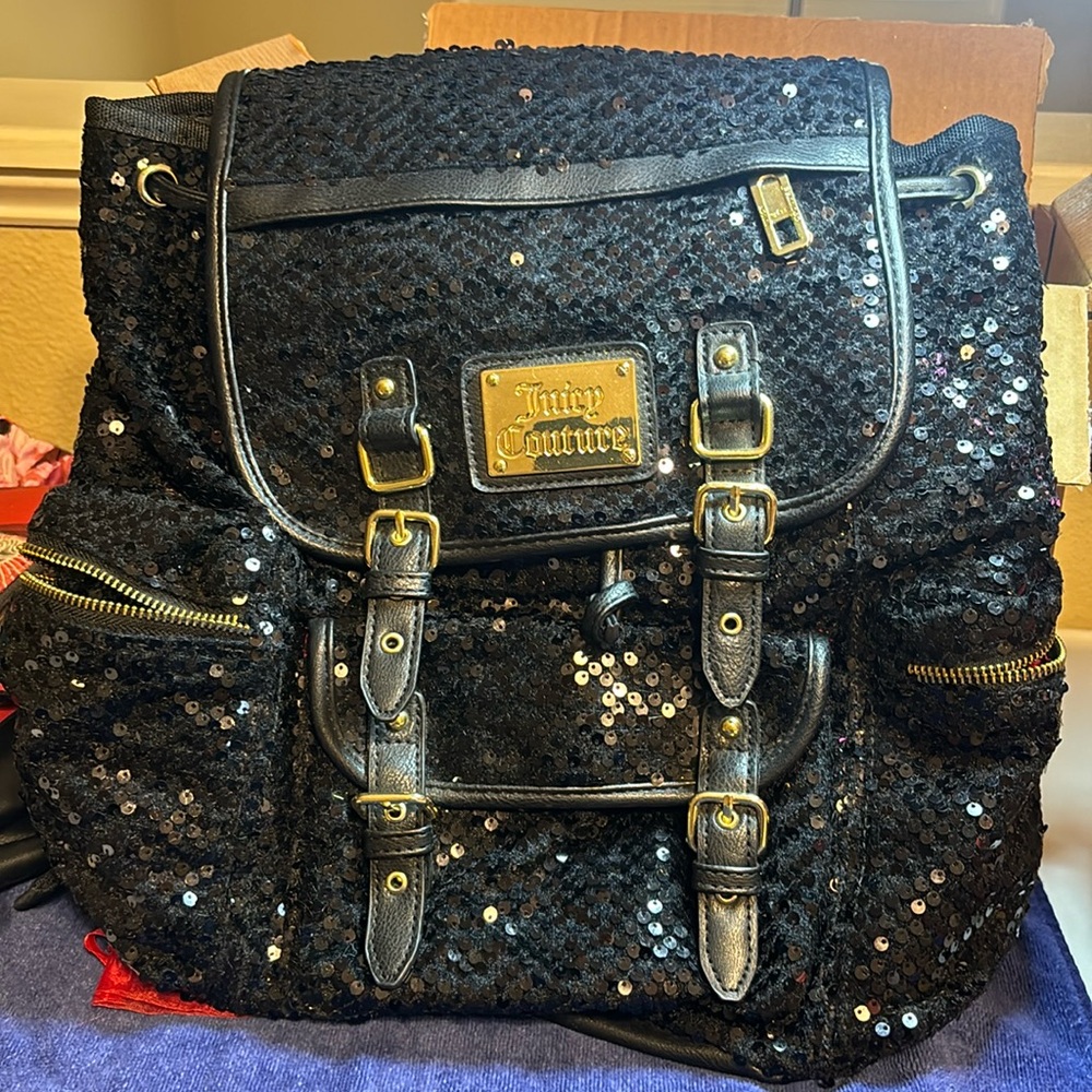 OG Juicy Couture sequin backpack